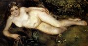 Pierre Renoir Nymph by a Stream oil painting reproduction